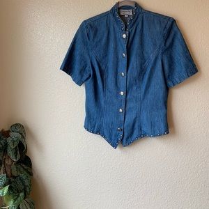 Vintage Denim Button Up